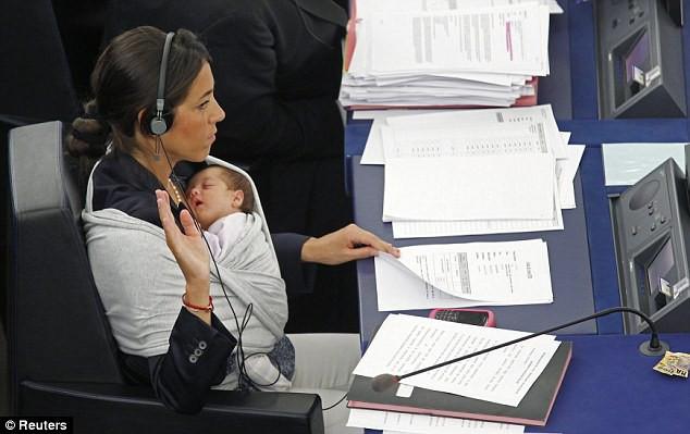 Adventures in Babywearing: Babywearing at Work