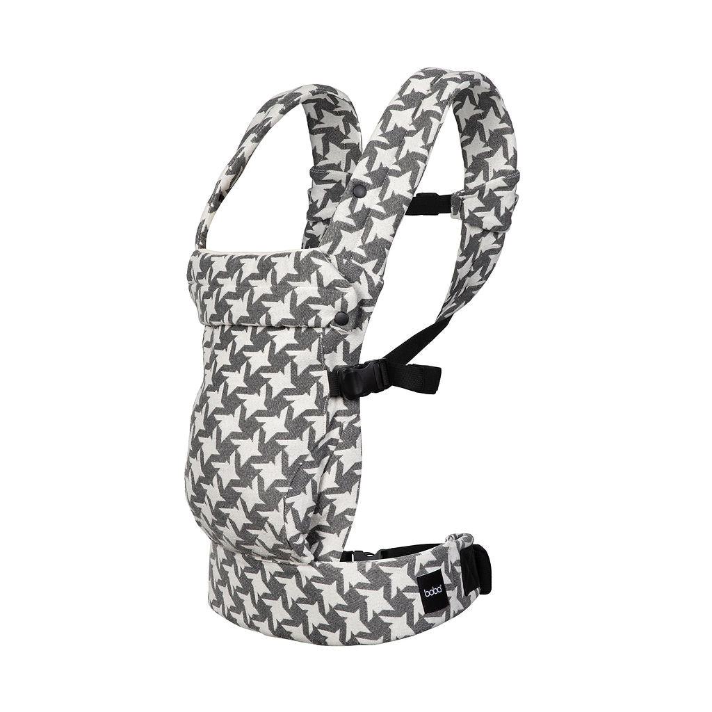 New Boba Auri Baby carrier Houndstooth pattern.