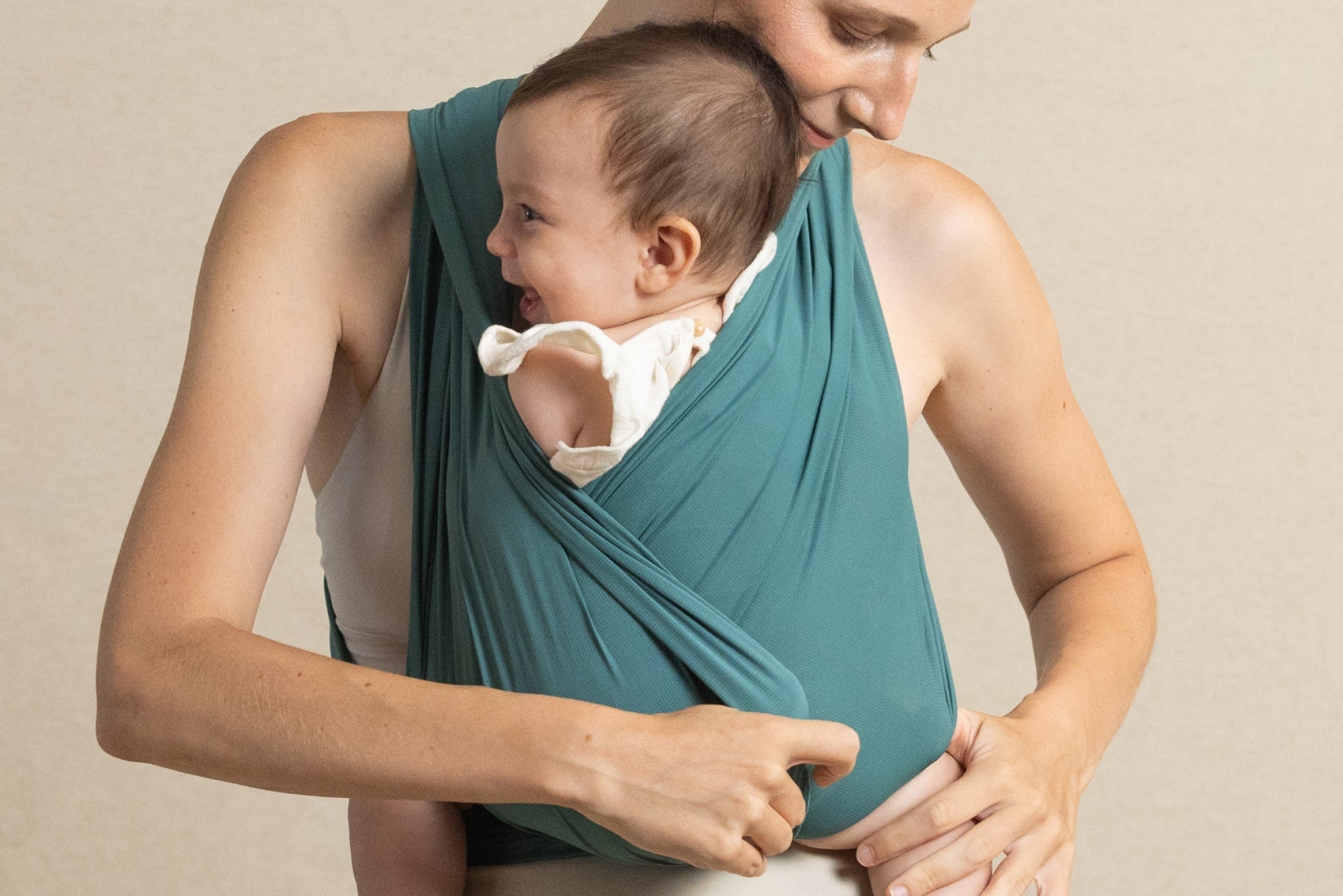 Boba Freedom Together Baby Wrap in Green