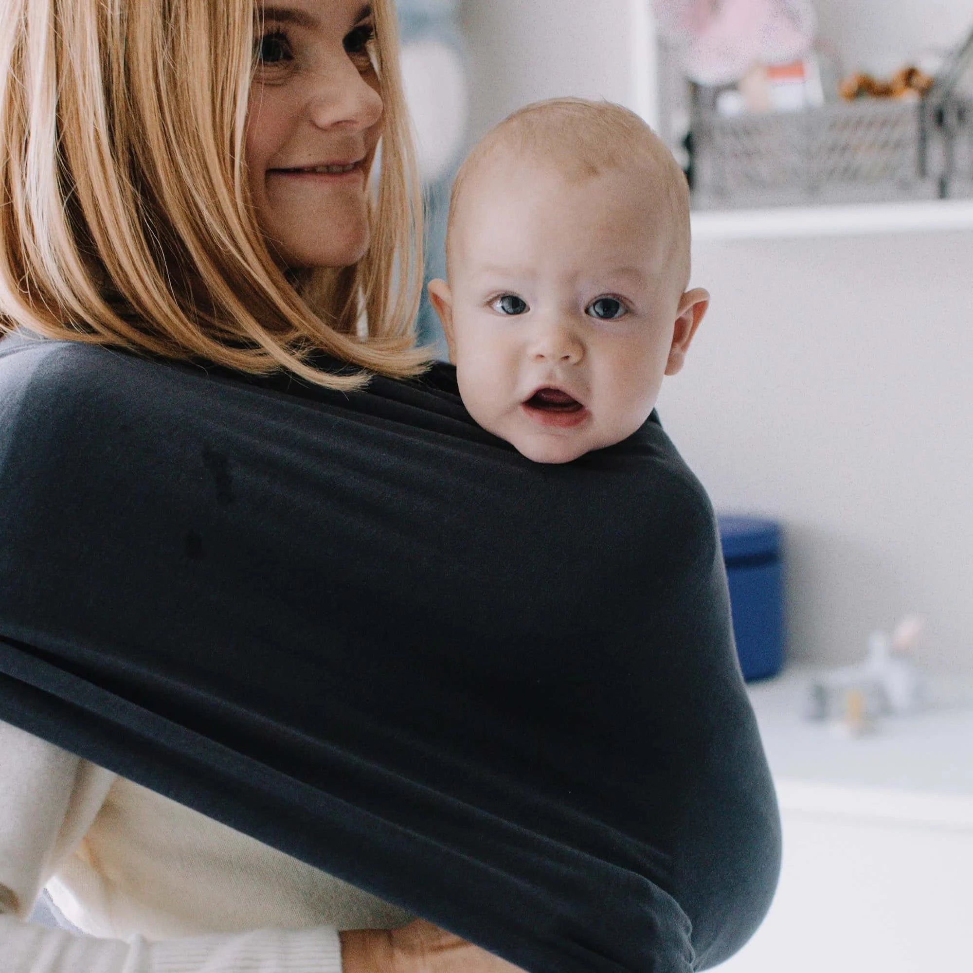 Boba Serenity Baby Wrap Charcoal – Boba - Main Image