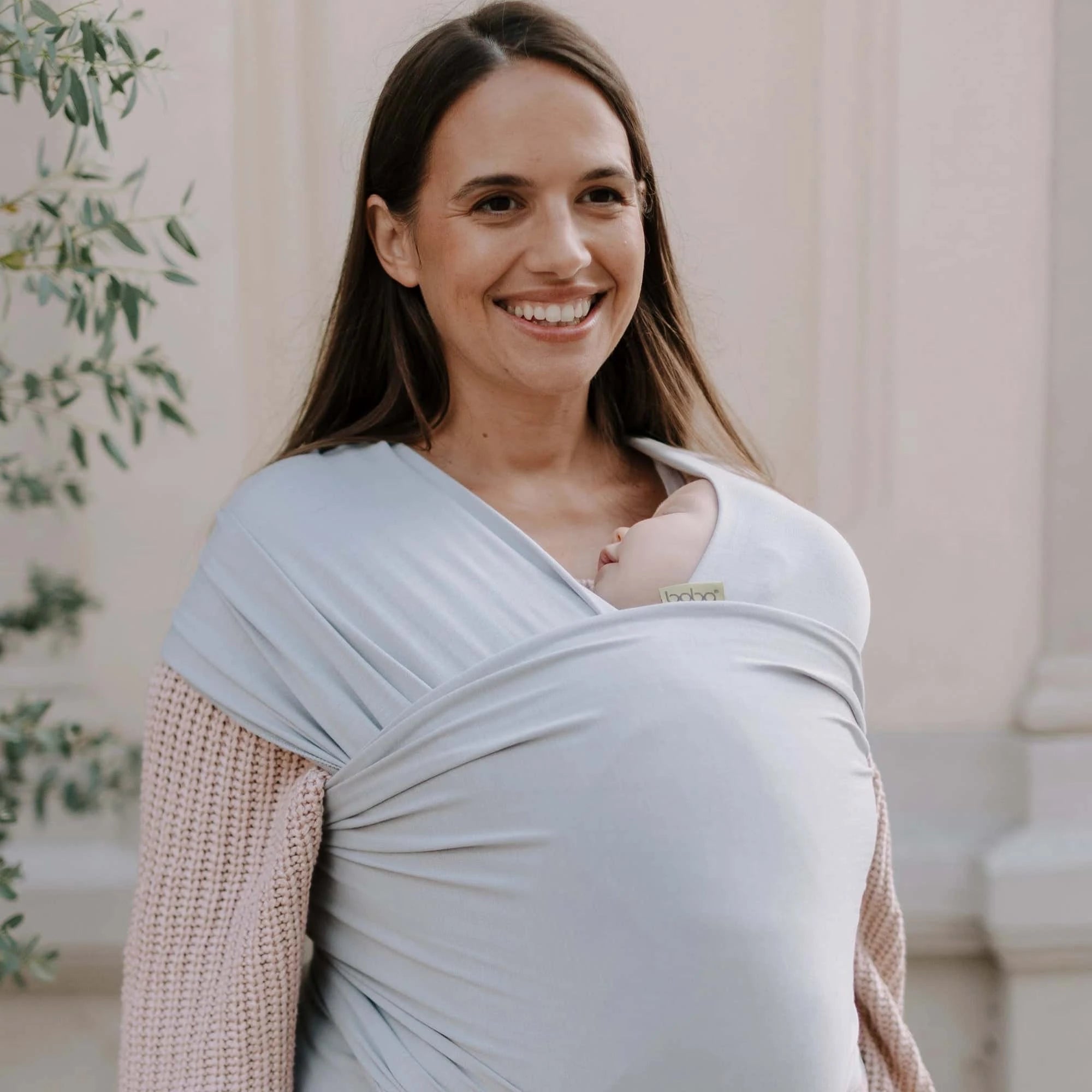 Boba Serenity Baby Wrap Light Gray