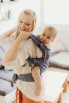 Boba X - The all-in-one baby carrier designed to last from birth to toddlerhood (0-36+ months or 7-45 lbs). Versatile and fully adjustable in width and height for a perfect fit. Chambray