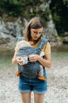 Boba X - The all-in-one baby carrier designed to last from birth to toddlerhood (0-36+ months or 7-45 lbs). Versatile and fully adjustable in width and height for a perfect fit. Denim Rain