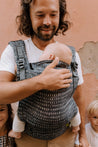 Boba X - The all-in-one baby carrier designed to last from birth to toddlerhood (0-36+ months or 7-45 lbs). Versatile and fully adjustable in width and height for a perfect fit. Denim Rain