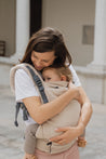 Boba X - The all-in-one baby carrier designed to last from birth to toddlerhood (0-36+ months or 7-45 lbs). Versatile and fully adjustable in width and height for a perfect fit. Linen Beige Pampas