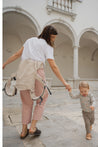 Boba X - The all-in-one baby carrier designed to last from birth to toddlerhood (0-36+ months or 7-45 lbs). Versatile and fully adjustable in width and height for a perfect fit. Linen Beige Pampas