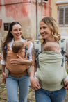 Boba X - The all-in-one baby carrier designed to last from birth to toddlerhood (0-36+ months or 7-45 lbs). Versatile and fully adjustable in width and height for a perfect fit. Linen Green Willow