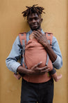 Boba X - The all-in-one baby carrier designed to last from birth to toddlerhood (0-36+ months or 7-45 lbs). Versatile and fully adjustable in width and height for a perfect fit. Linen Terracotta