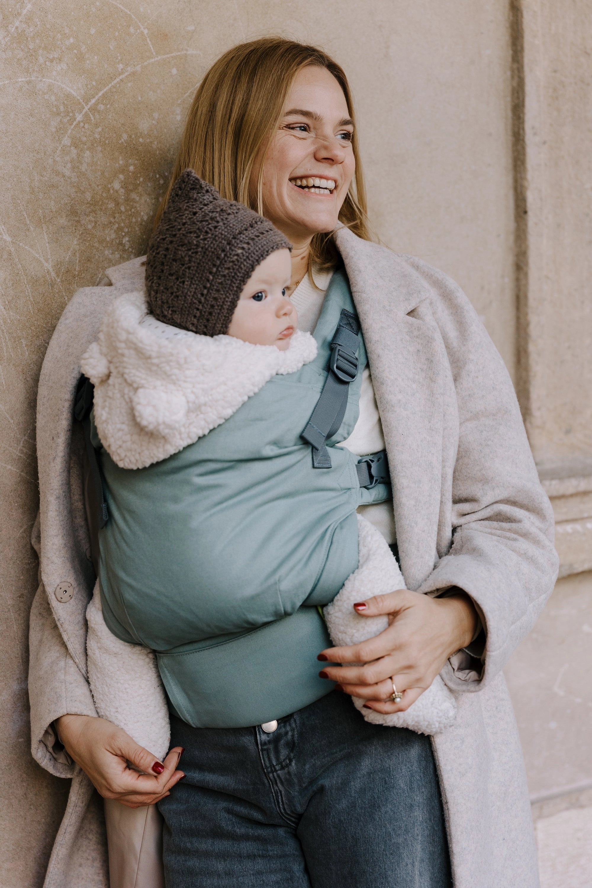 Boba X - The all-in-one baby carrier designed to last from birth to toddlerhood (0-36+ months or 7-45 lbs). Versatile and fully adjustable in width and height for a perfect fit. Sea Mist