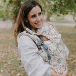 Boba X - The all-in-one baby carrier designed to last from birth to toddlerhood (0-36+ months or 7-45 lbs). Versatile and fully adjustable in width and height for a perfect fit. Winter Garden