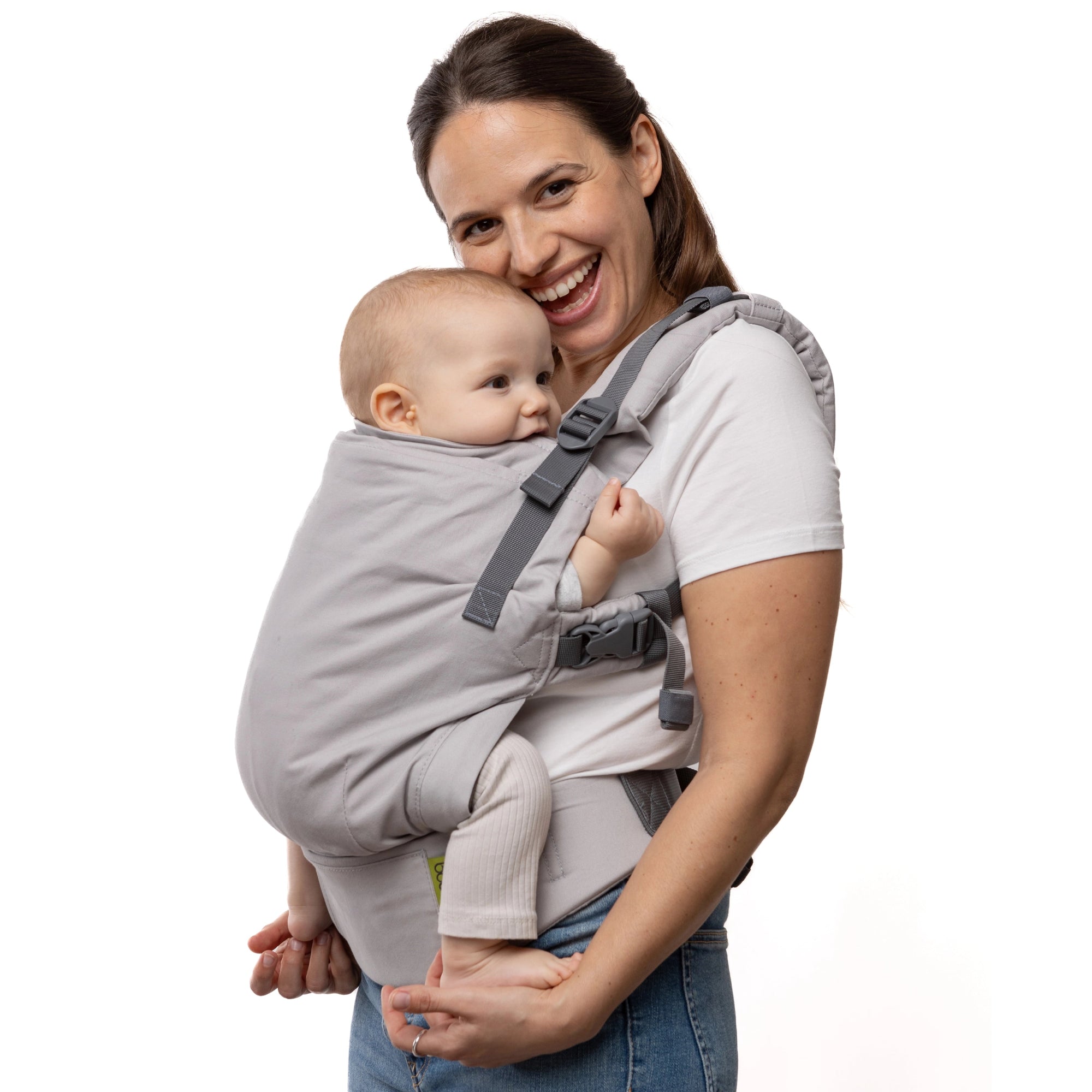 Boba X - The all-in-one baby carrier designed to last from birth to toddlerhood (0-36+ months or 7-45 lbs). Versatile and fully adjustable in width and height for a perfect fit. Grey