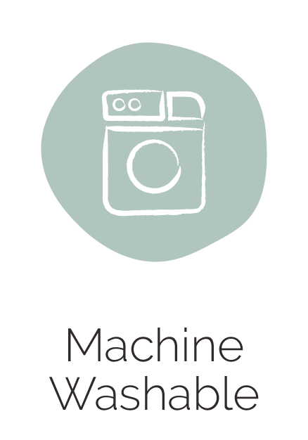 Icon with a washing machine.