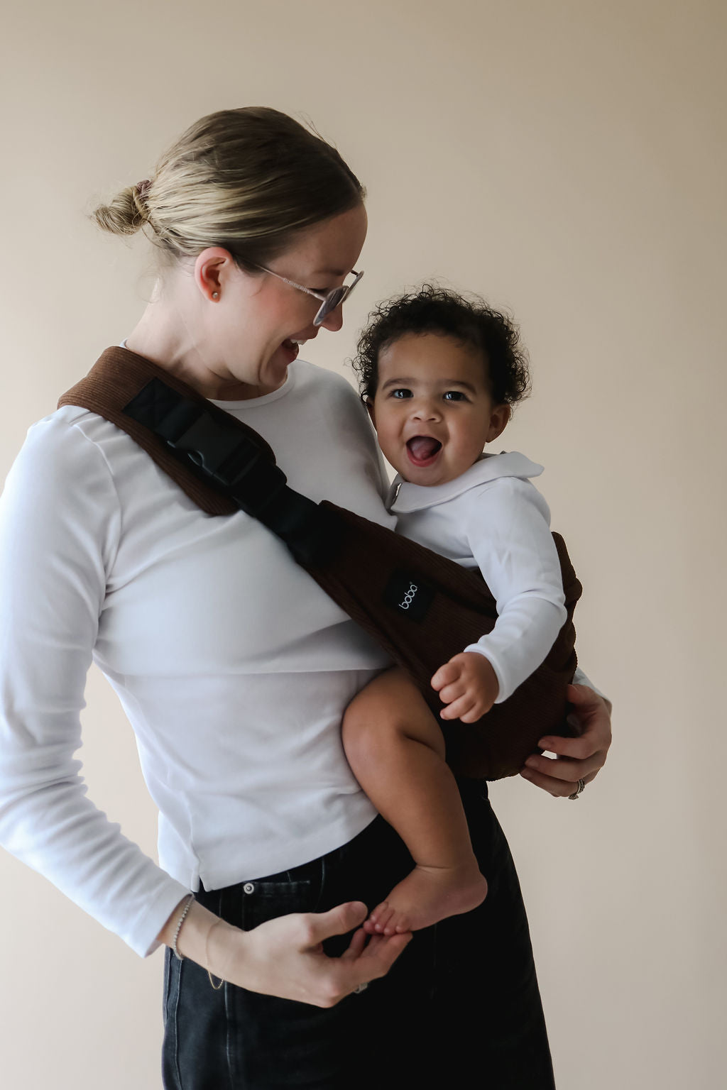 Boba Buddy Toddler Side Sling in Chocolate Brown
